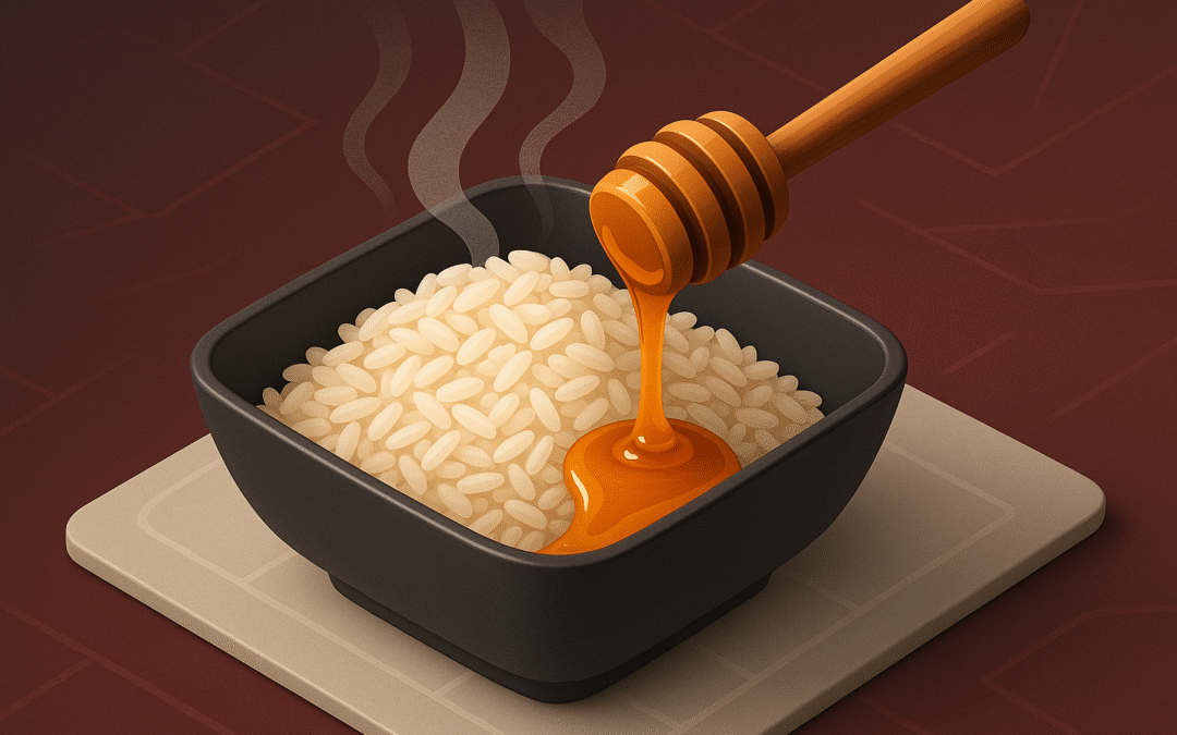 دمج العسل مع الطعام