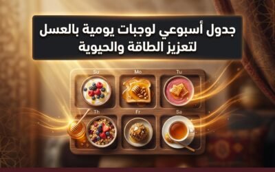 جدول أسبوعي لوجبات يومية بالعسل لتعزيز الطاقة والحيوية